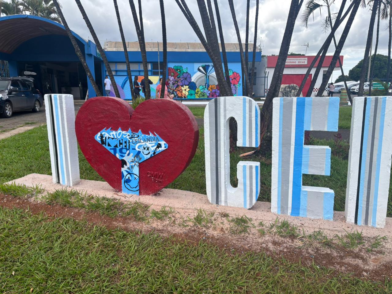 Grafites revitalizam Ceilândia nos 55 anos da cidade