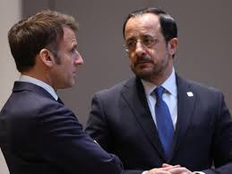 macron e nikos christodoulides
