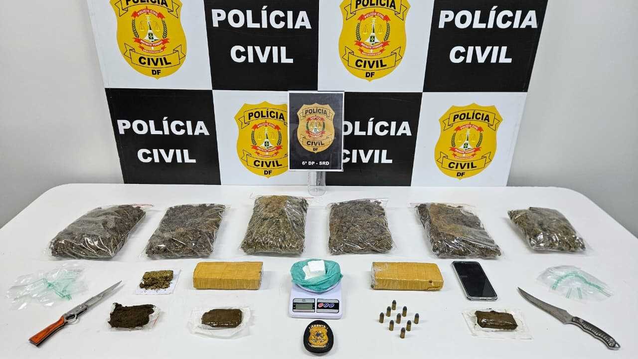 Operação “Tráfico Premium” prende suspeito com drogas de alto valor no DF
