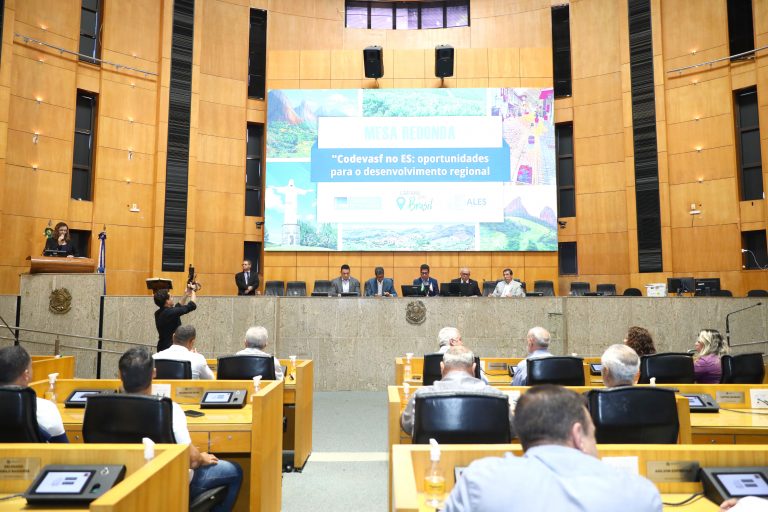 Reuniao sobre Codevasf na assembleia ES