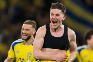 Gyökeres marca no fim e classifica Suécia para a Copa do Mundo