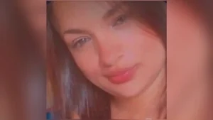 Imagem da mulher morta na colisão