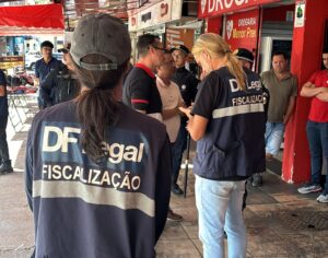 Ação conjunta reforça ordenamento e segurança no centro de Ceilândia