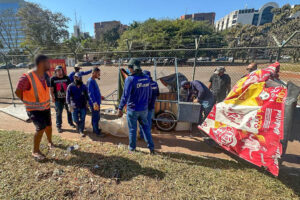 Ação de acolhimento para população de rua ocorre no Riacho Fundo II