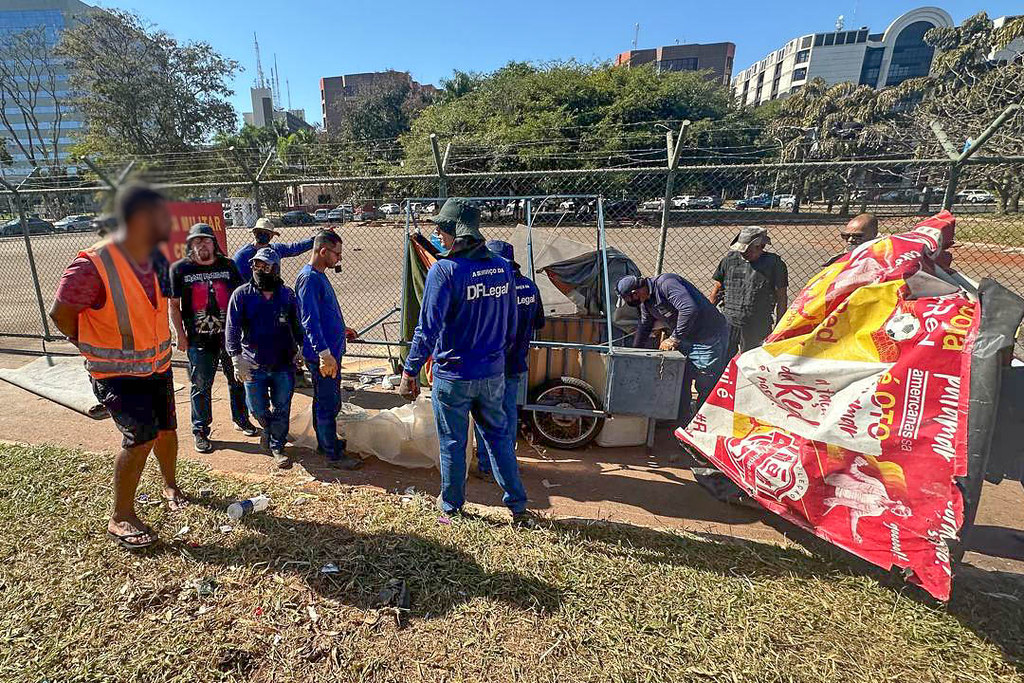Ação de acolhimento para população de rua ocorre no Riacho Fundo II