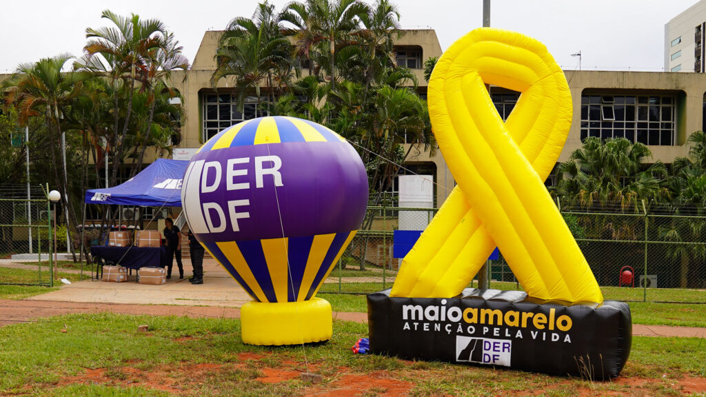 DER-DF promove série de eventos para o Maio Amarelo