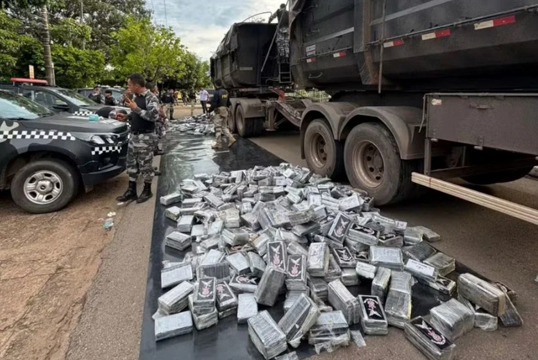 PRF apreende mais de uma tonelada de cocaína em caminhão no sudeste do Pará