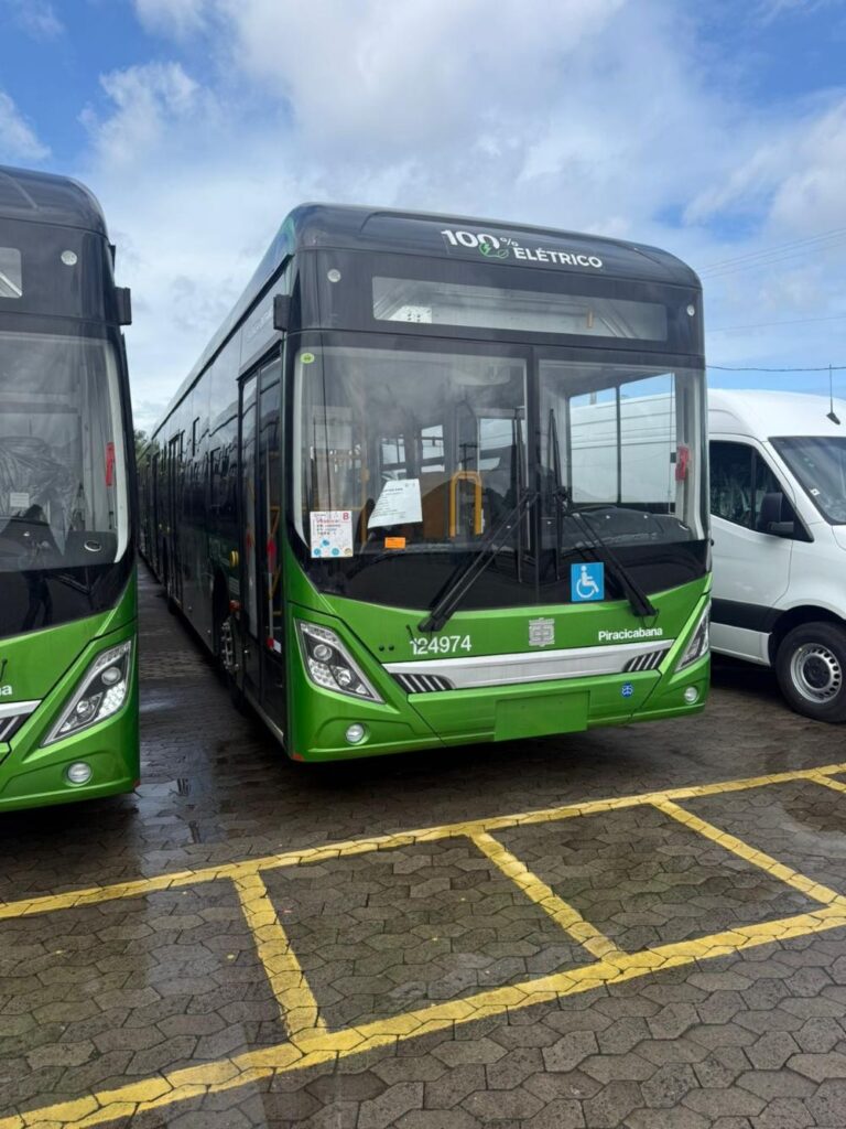 DF inicia recepção de 90 ônibus elétricos para transporte público