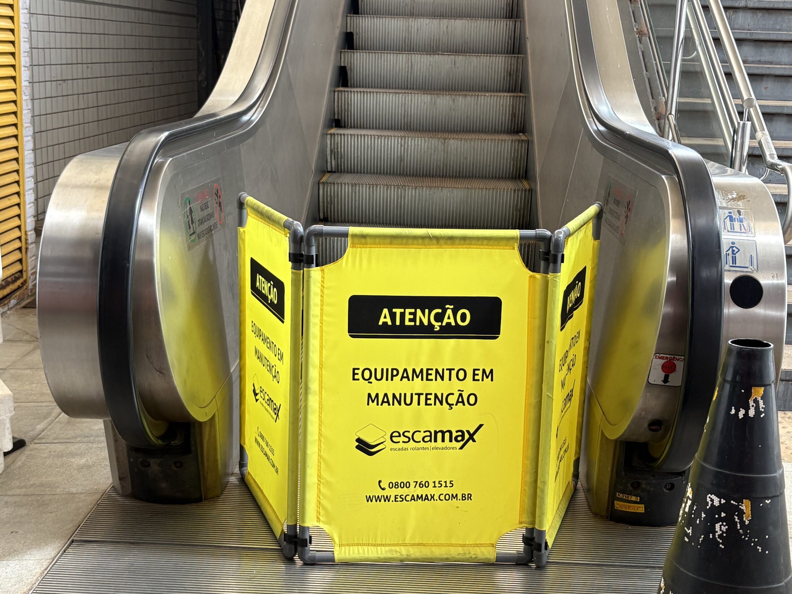 Falta de acessibilidade na Estação Galeria dificulta vida de usuários do metrô