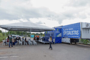 Carreta do programa Agora Tem Especialistas oferece serviços de saúde da mulher no Paranoá