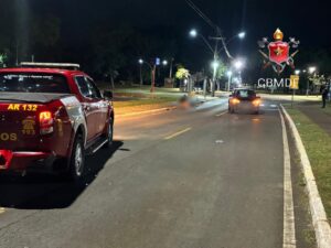 Mulher é atropelada na Asa Norte e socorrida com suspeita de fratura