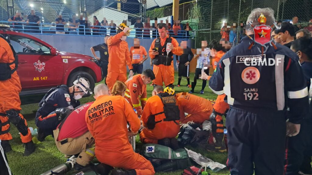 Homem sofre parada cardiorrespiratória e morre em clube da Asa Sul