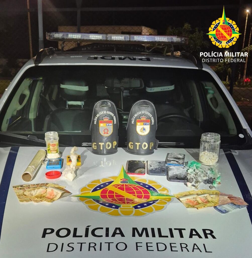 Homem é preso por tráfico de drogas no Recanto das Emas