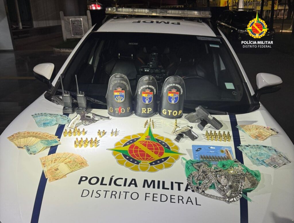 Homem é preso após atirar contra motoristas de aplicativo e ameaçar policiais em Ceilândia