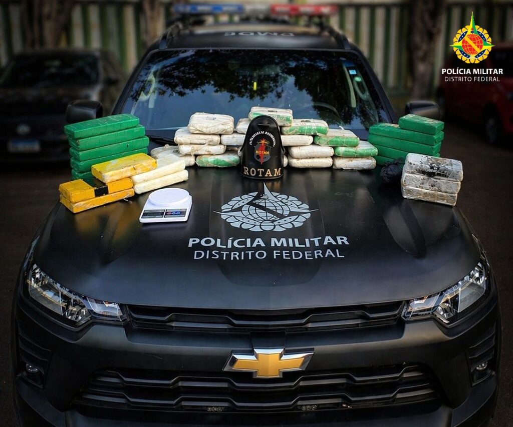 ROTAM prende quatro homens e apreende carga milionária de drogas em Ceilândia