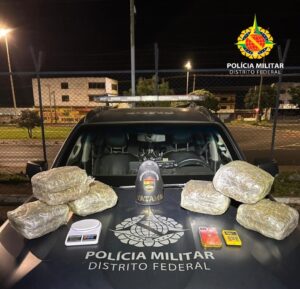 PMDF apreende drogas e materiais do tráfico em Água Quente