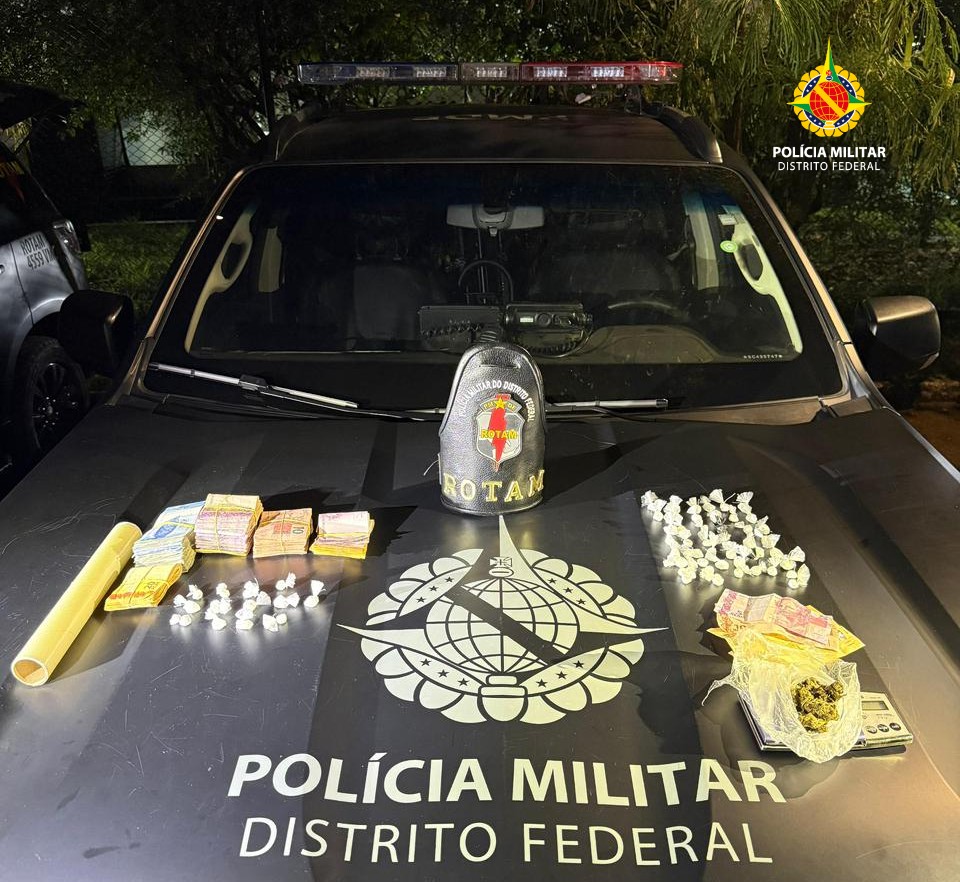 Dupla é detida por suspeita de tráfico de drogas em Santa Maria