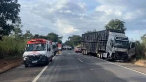 Grave acidente entre van, carro e caminhão deixa 8 mortos na BR-020, em Formosa