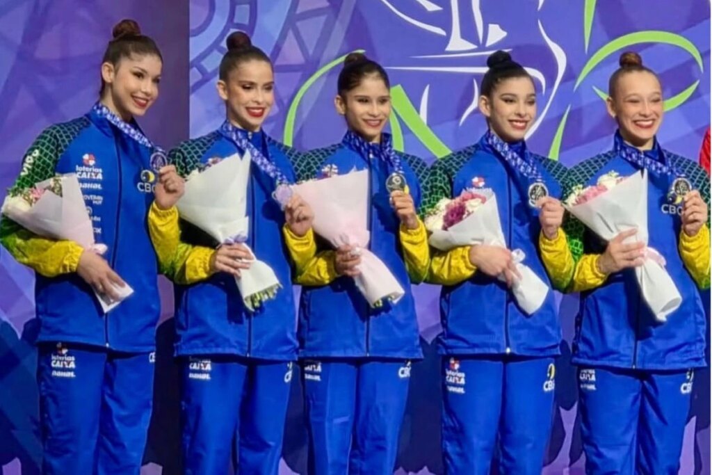 Brasil leva prata ao som de Lady Gaga