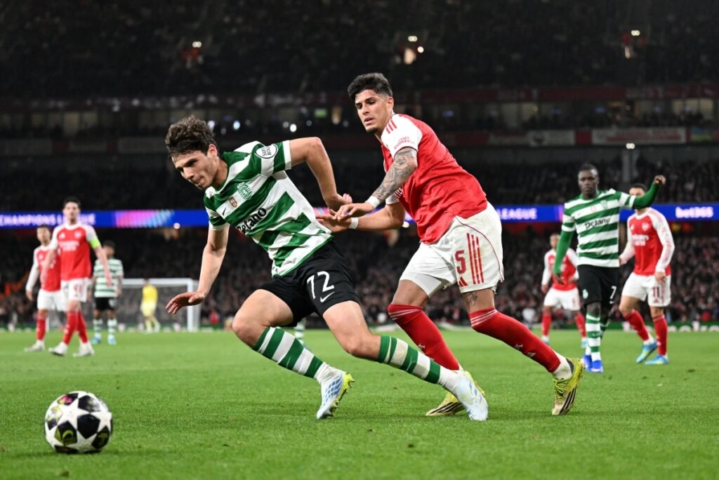 Arsenal segura empate com o Sporting e avança para as semis
