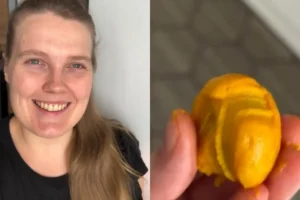 Como roer pequi? Finlandesa explica segredos do fruto goiano para seguidores