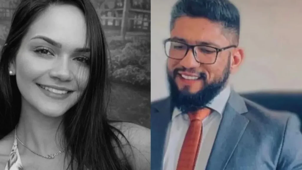 Advogado Márcio Nogueira Lemos e a namorada Karolyne Steffane - (Foto: reprodução/Redes sociais)