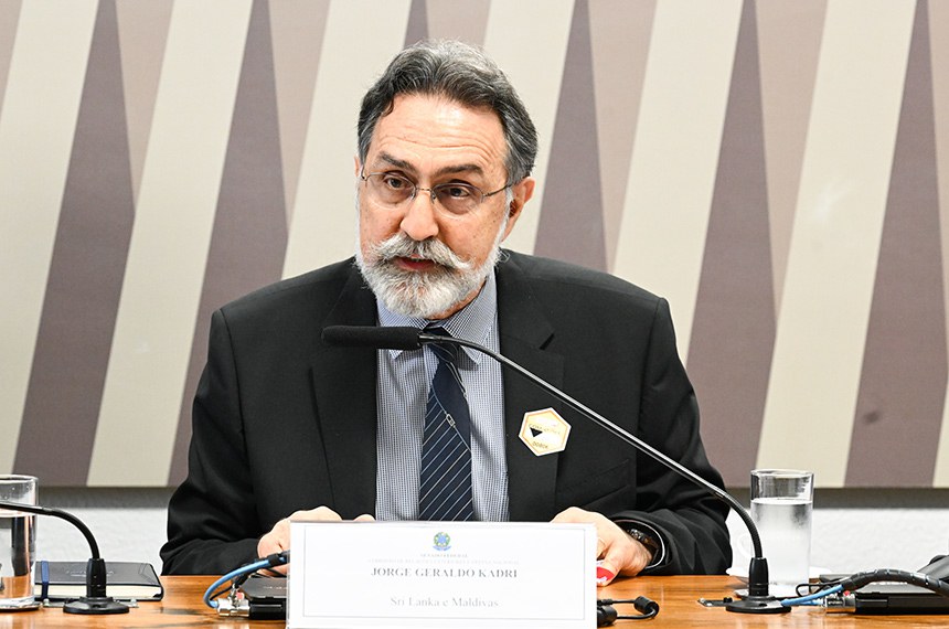 Senado aprova indicação de Jorge Kadri para embaixador no Sri Lanka e Maldivas