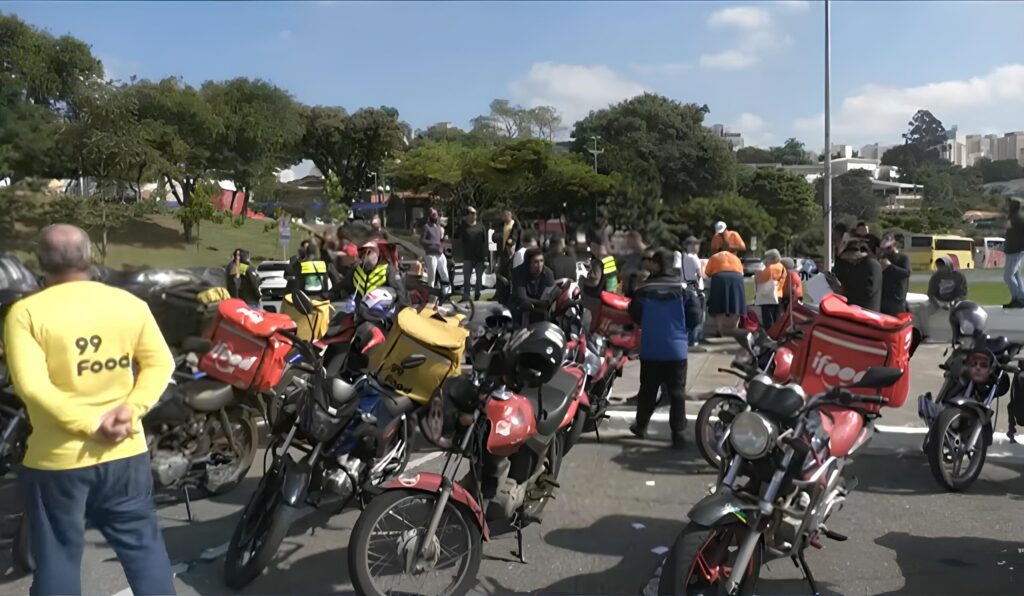 Motoristas e entregadores de aplicativos fazem protestos em vários estados