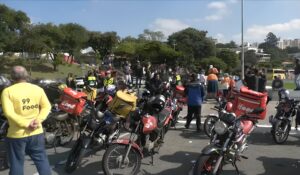 Motoristas e entregadores de aplicativos fazem protestos em vários estados