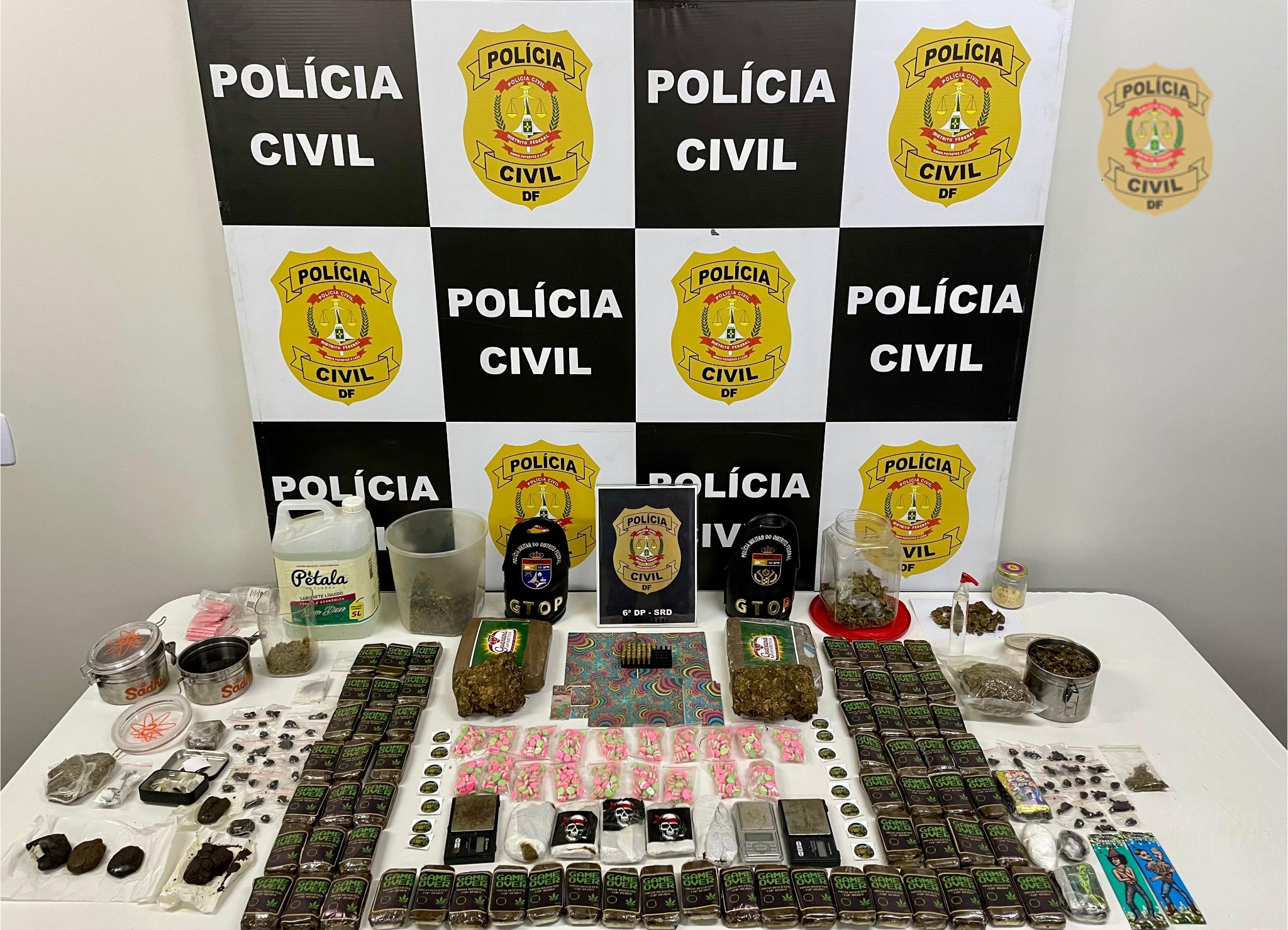 Operação “Game Over” desarticula esquema de tráfico e prende seis no DF