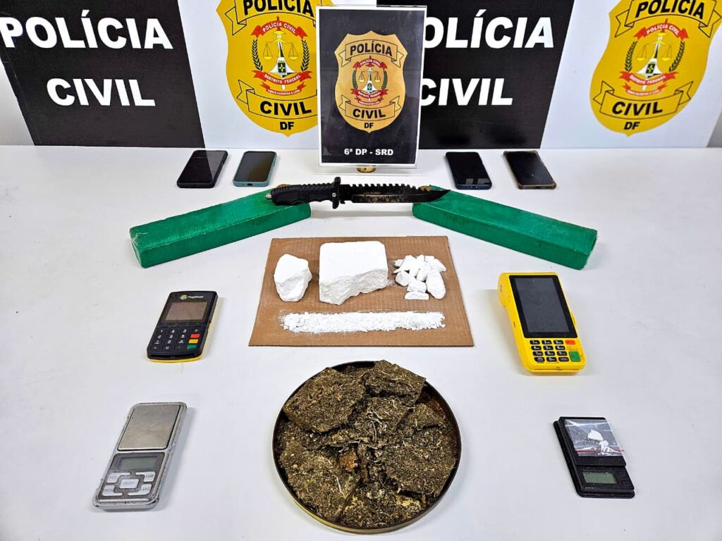 PCDF prende dupla por tráfico interestadual de drogas