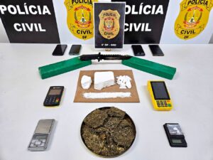 PCDF prende dupla por tráfico interestadual de drogas