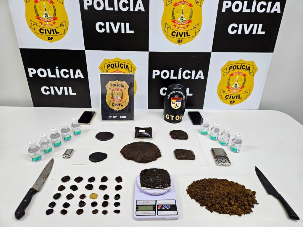PCDF desmonta laboratório de “ice” e prende suspeito de tráfico no Itapoã