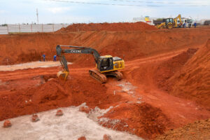 Obras de expansão do metrô em Samambaia atingem 23% de conclusão