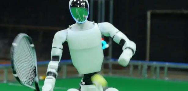 androide chinês aprende a jogar tênis em 5 horas