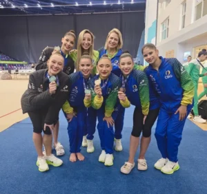 Seleção Brasileira leva medalha de prata em etapa da Copa do Mundo de Ginástica Rítmica