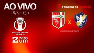 Metrópoles transmite Lagarto-SE x Retrô-PE no Youtube