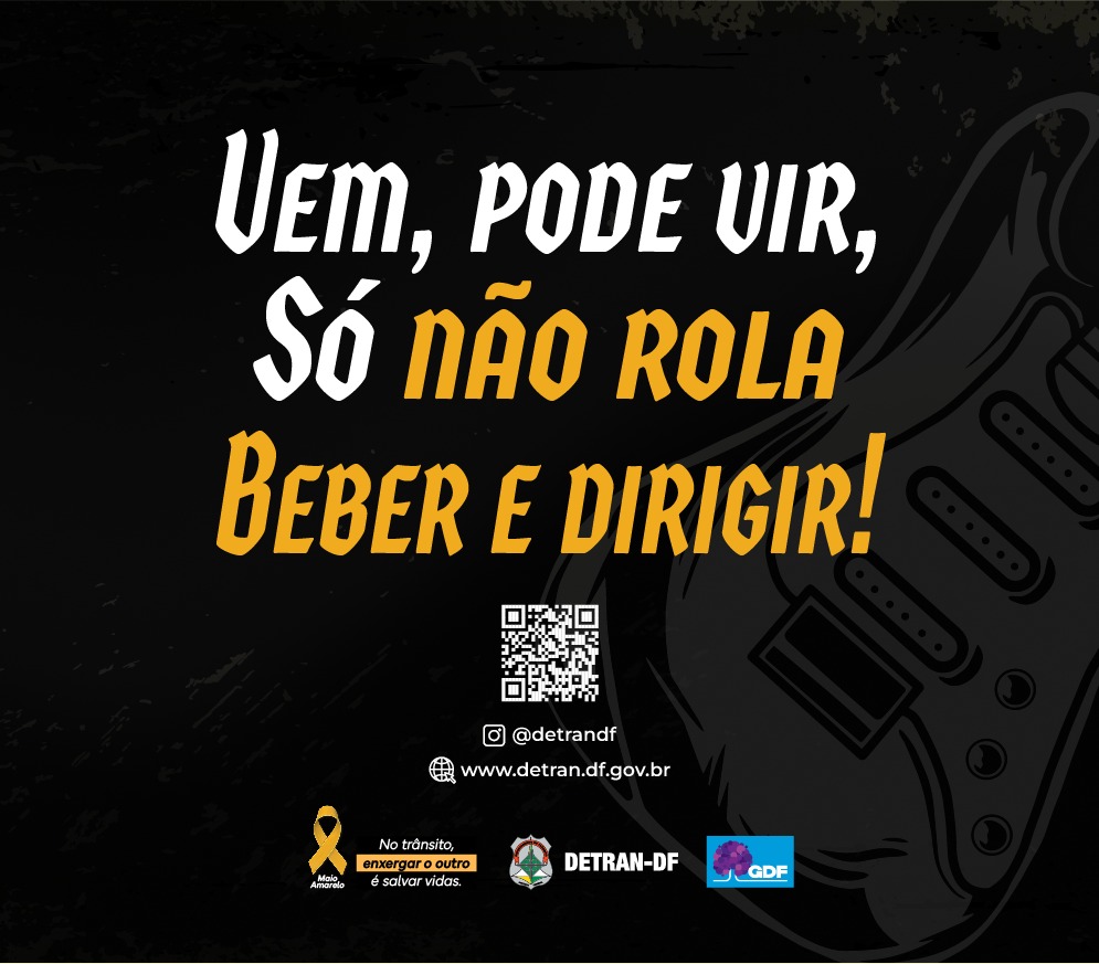Detran-DF leva campanha de conscientização ao Porão do Rock