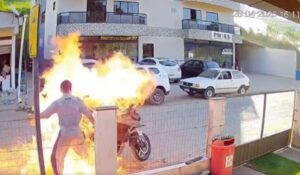 Morre mãe de homem que ateou fogo em moto durante abordagem da PM no ES