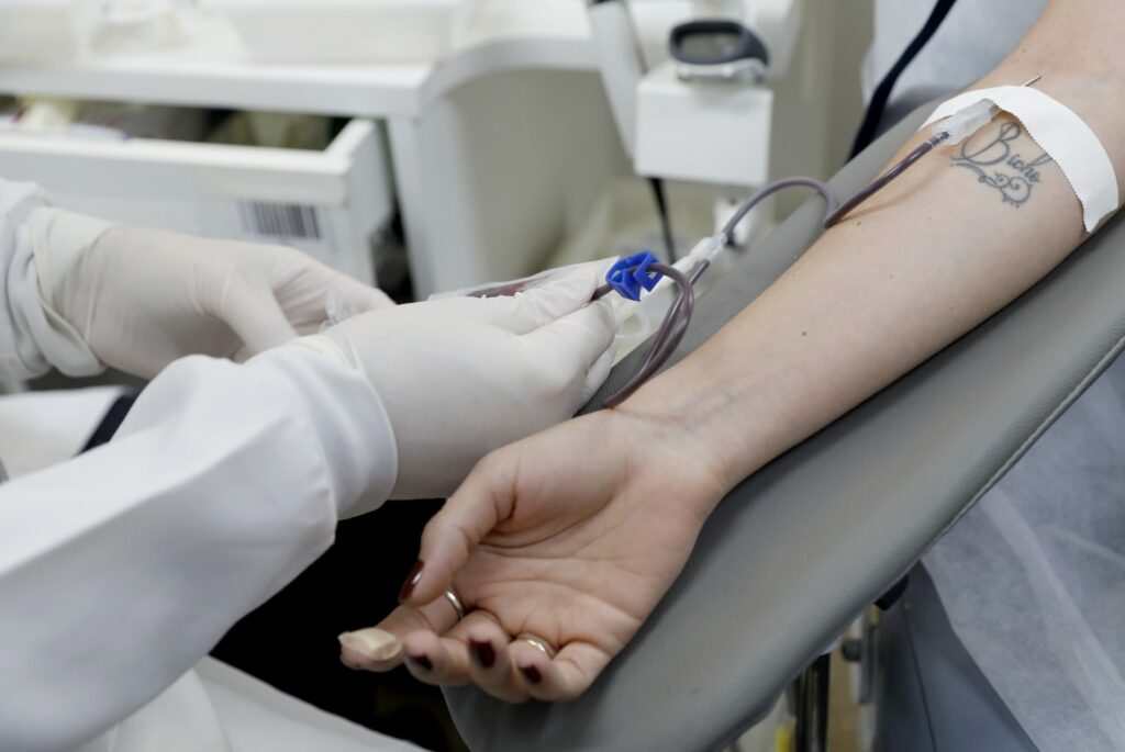 Hemocentro de Brasília promove coleta de sangue na Esplanada