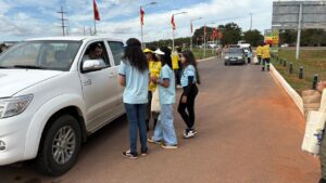 Blitz educativa busca prevenir incêndios florestais no Jardim Botânico