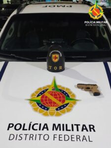 Homem é preso com arma e 99 munições em Ceilândia