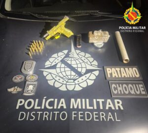 BPChoque apreende armas, munições e drogas em operações em Samambaia e Itapoã