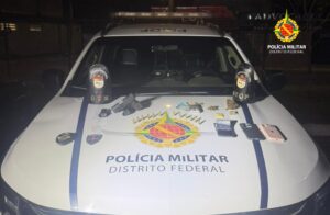 Suspeito de tráfico é preso com pistola e drogas após tentativa de fuga no DF