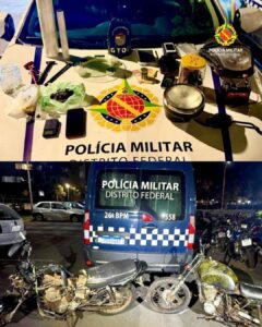 PM desarticula ponto de tráfico e apreende motos desmontadas em Santa Maria