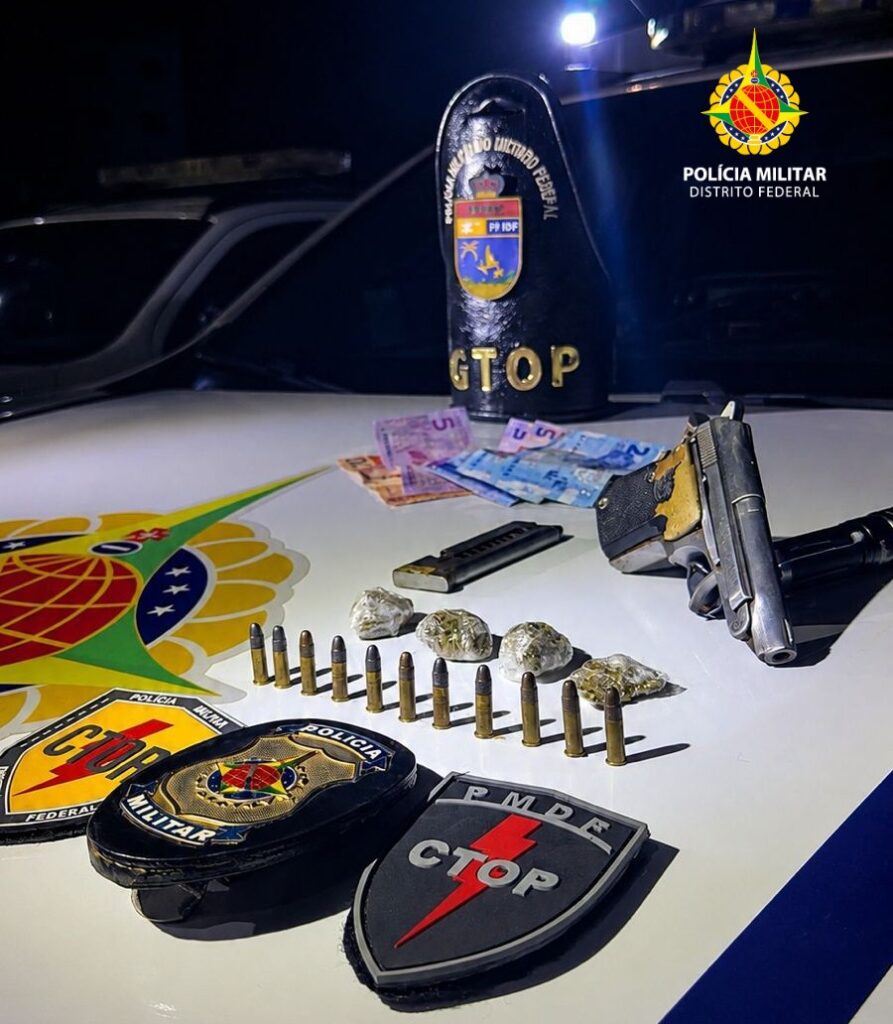 Homem é preso com arma de numeração raspada e porções de maconha em São Sebastião