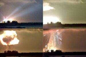 Foguete da Blue Origin explode na plataforma de lançamento durante teste
