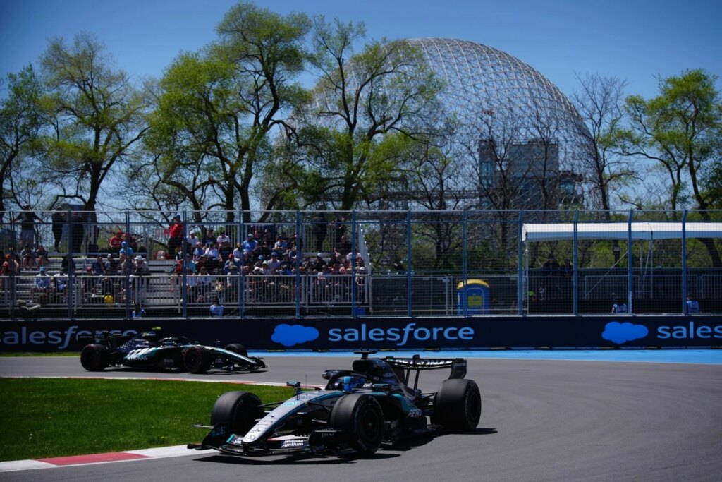 Mercedes faz dobradinha em treino livre no GP do Canadá