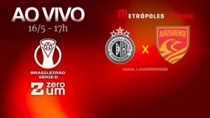 Metrópoles transmite ASA-AL x Juazeirense-BA ao vivo