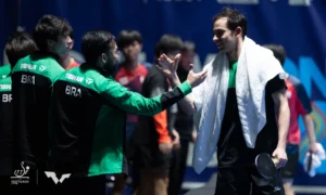 Seleção Brasileira masculina se classifica para as quartas de final do Mundial de Tênis de Mesa